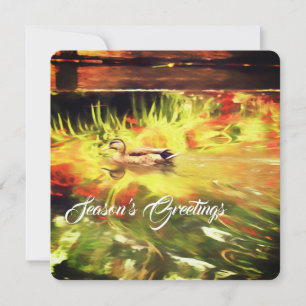 Merry Christmas Flat Holiday Card