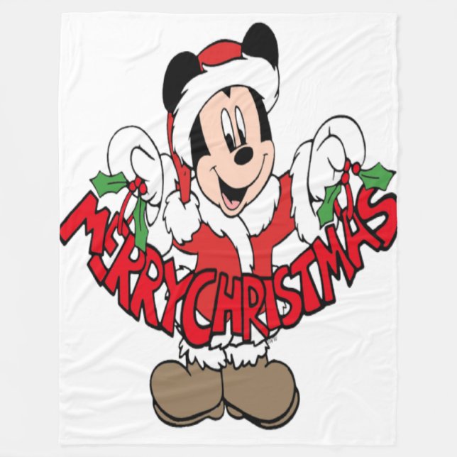 Merry Christmas  Fleece Blanket (Front)