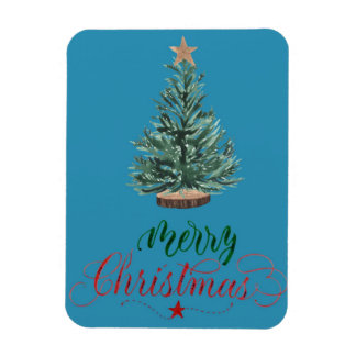 Merry Christmas Flexible Photo Magnet