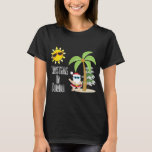 Merry Christmas Florida Style Santa Summer Beach T-Shirt<br><div class="desc">Merry Christmas Florida Style Santa Summer Beach</div>