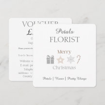 Merry Christmas Florist gift discount
