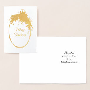 Merry Christmas Foil Card