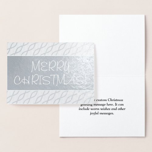 MERRY CHRISTMAS FOIL CARD