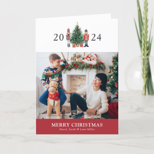 Merry Christmas Folded Holiday Card
