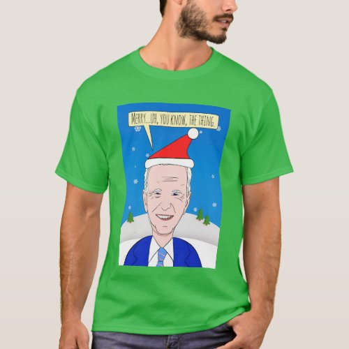 Merry Christmas For Anyone Forgetful President  T_Shirt