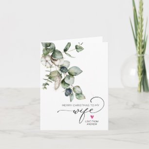 Merry Christmas For Wife from Husband Card