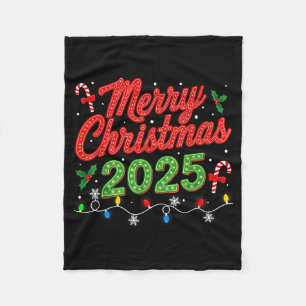 Merry Christmas For Women Men Boys Youth Xmas  Fleece Blanket