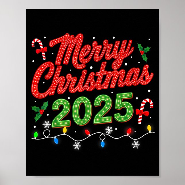 Merry Christmas For Women Men Boys Youth Xmas  Poster (Front)