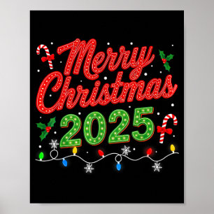 Merry Christmas For Women Men Boys Youth Xmas  Poster