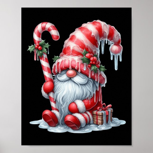 Merry Christmas For Women Xmas Christmas Gnome  Poster (Front)
