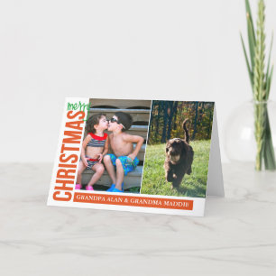 Merry Christmas for you x2 Holiday Card