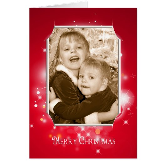 Merry Christmas frame Cards (Front)