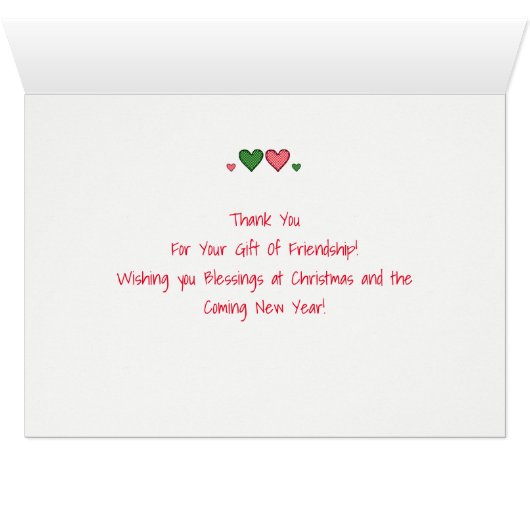 Merry Christmas, Friend (Inside Horizontal (Bottom))