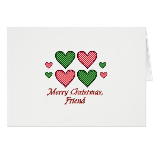 Merry Christmas, Friend Cards (Front Horizontal)