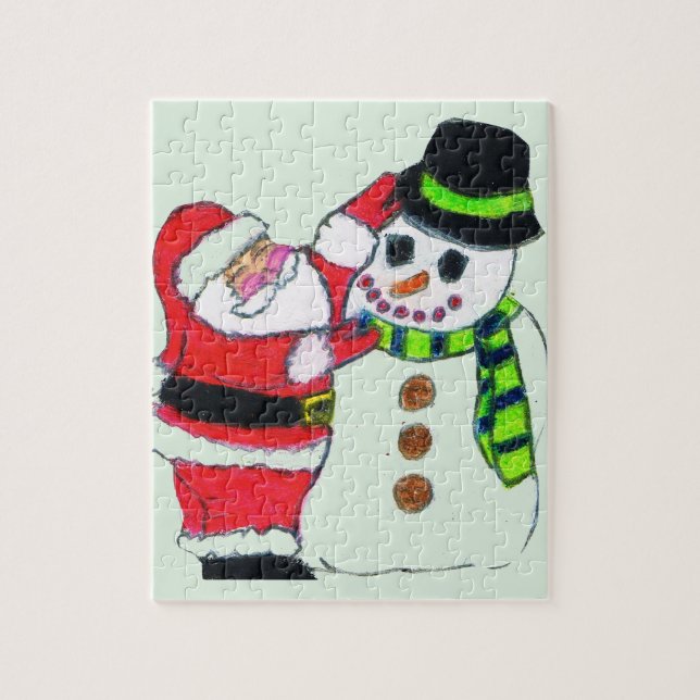 MERRY CHRISTMAS FRIEND  JIGSAW PUZZLE (Vertical)