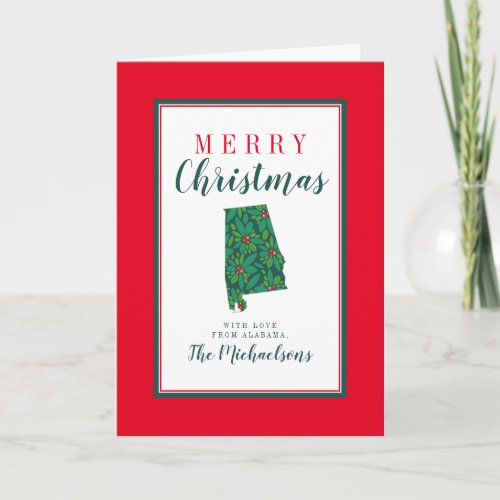 Merry Christmas from Alabama Card