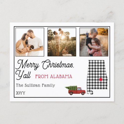 Merry Christmas from Alabama Photo Holiday