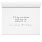 Merry Christmas From All of Us Fun Reindeer (Inside Horizontal (Bottom))