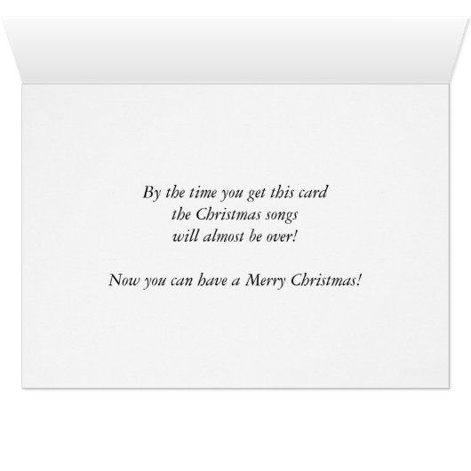 Merry Christmas From All of Us Fun Reindeer (Inside Horizontal (Bottom))