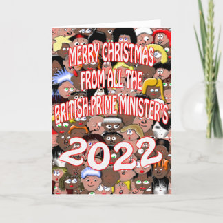 merry Christmas from all the British prime ministe Holiday Card