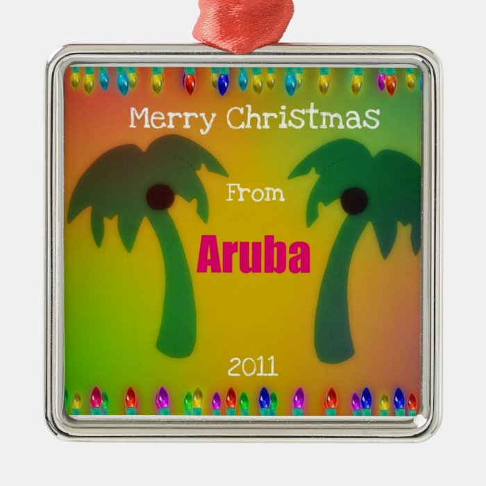 Merry Christmas Aruba  2011 Christmas Ornaments