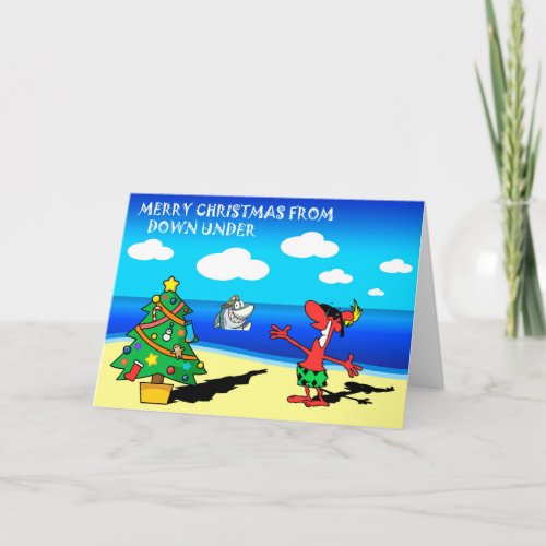 Merry Christmas from Australia Greeting Card