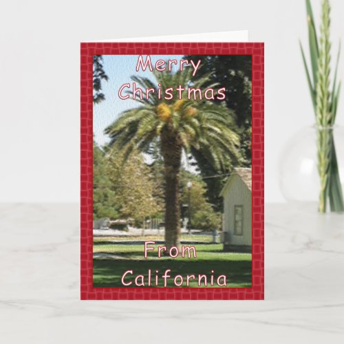 Merry Christmas from California Holiday Card