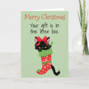 Details about   10 Boxed Merry Christmas Cards with Envelopes Cat Mass A1254 