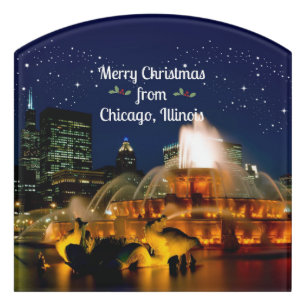 Merry Christmas from Chicago, Door Sign