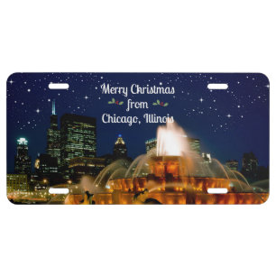 Merry Christmas from Chicago, License Plate