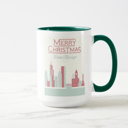Merry Christmas from Chicago Mug