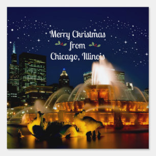 Merry Christmas from Chicago, Sign