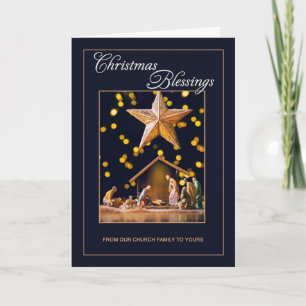 Merry Christmas From Church Leaders to Members Holiday Card