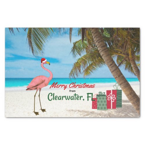 Merry Christmas from Clearwater FL Tissue Paper
