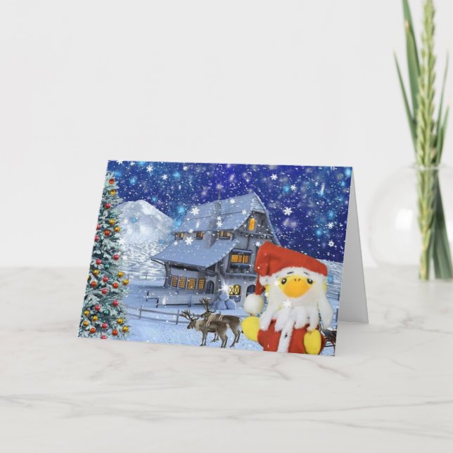 Merry Christmas from Danny Duck Announcement (Front)