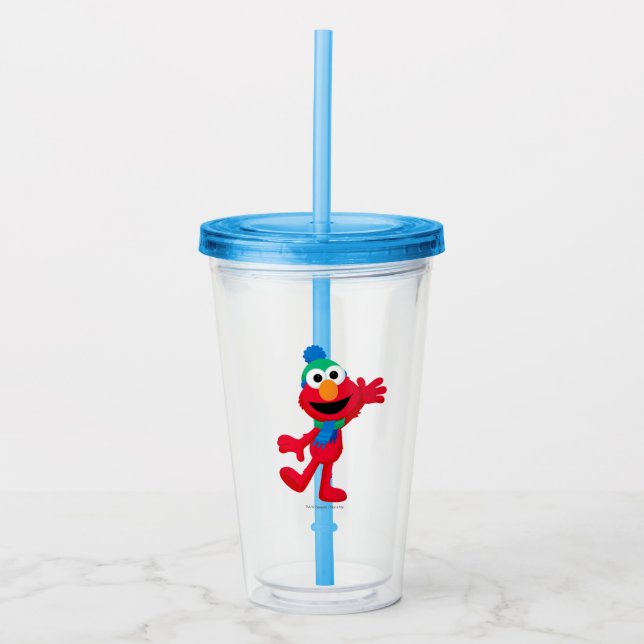 Merry Christmas from Elmo Acrylic Tumbler (Front)