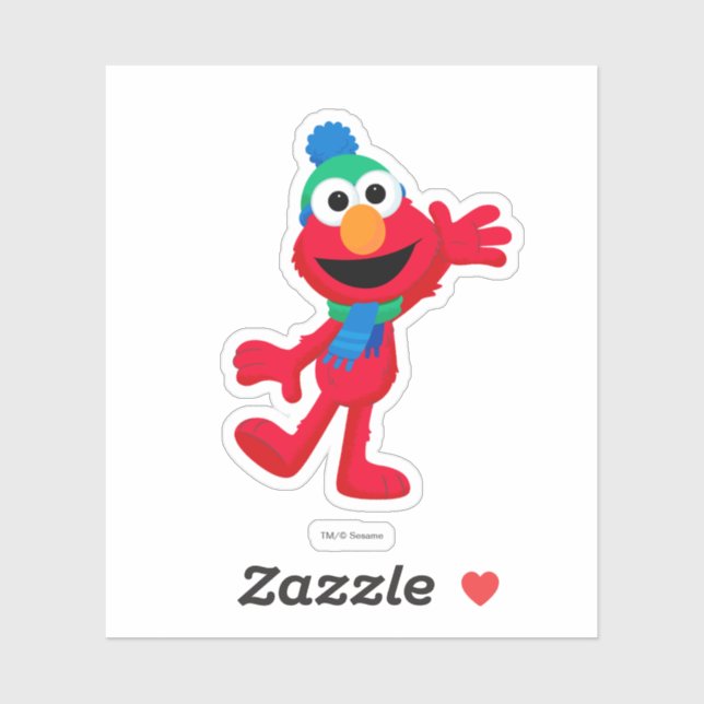 Merry Christmas from Elmo Sticker (Sheet)