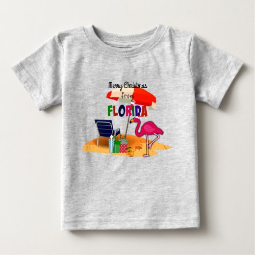 Merry Christmas from Florida Baby T_Shirt