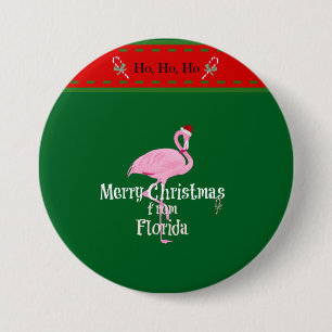 Merry Christmas from Florida Button