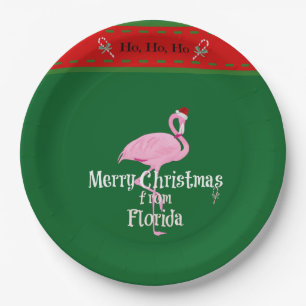 Merry Christmas from Florida Paper Plates