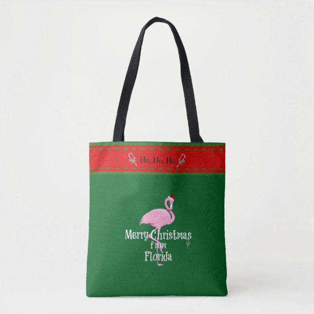 Merry Christmas from Florida Tote Bag (Front)