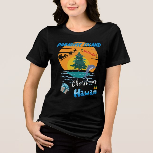 Merry Christmas from Hawaii tee (Front)