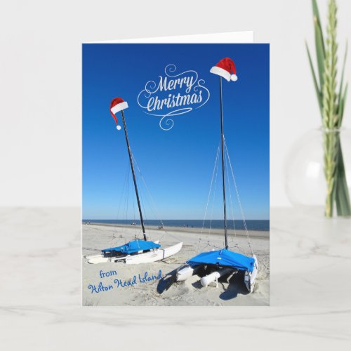 Merry Christmas from Hilton Head Island Coastal Holiday Card