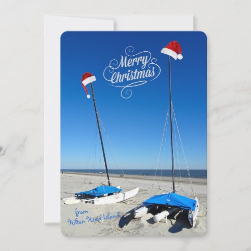 Merry Christmas from Hilton Head Island Coastal Holiday Card