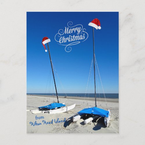 Merry Christmas from Hilton Head Island Coastal Postcard