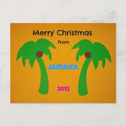 Merry Christmas from Jamaica 2012 Holiday Postcard