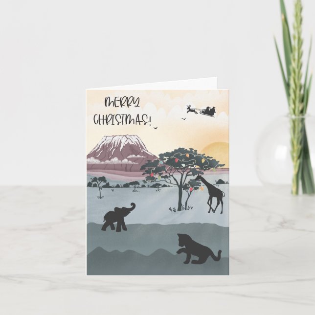 Merry Christmas from Kenya Card (Front)