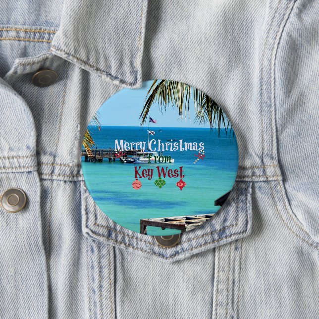 Merry Christmas from Key West, Button (In Situ)