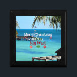Merry Christmas from Key West, Florida Gift Box<br><div class="desc">Merry Christmas from Key West,  Florida tropical holiday design</div>