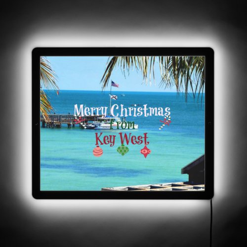 Merry Christmas from Key West LED Sign